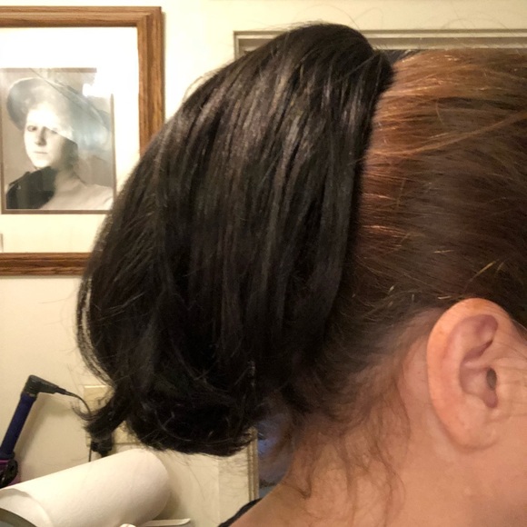 Dark brown hair piece - Picture 1 of 5